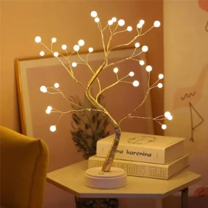 Decorative LED Auric Bonsai Tree Table Lamp
