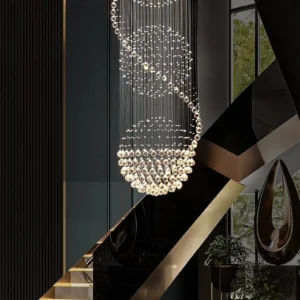 Pyramid Raindrop Crystal Chandelier