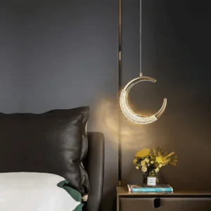 Crescent Moon Pendant Light